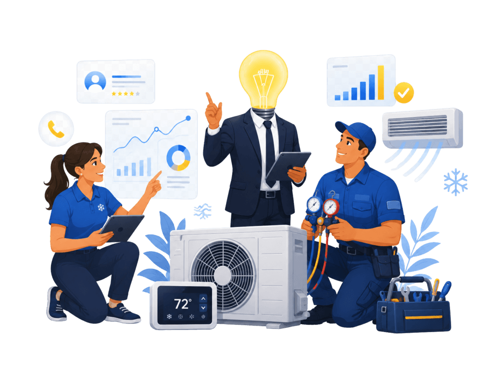 HVAC marketing for heating and cooling contractors in NY and NJ