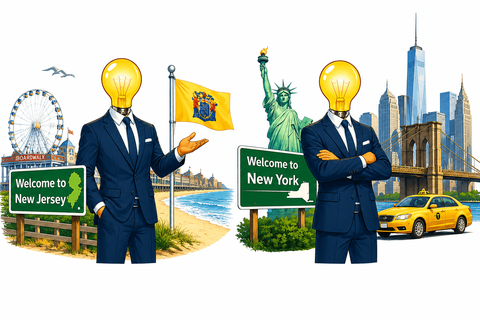 Marketing services for New York and New Jersey small businesses - Bright Marketing Solutions covers both states with industry-specific playbooks